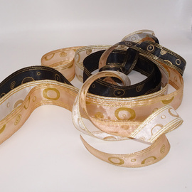 Nastro Decorativo Magic Lace, 20 Metri X 72 Mm, Oro Trasparente Metallizzato Effetto Pizzo, Ideale Per Confezioni Regalo E Decorazioni Natalizie